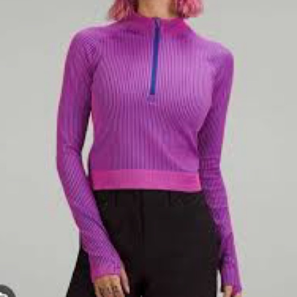 NWOT Lululemon Rest Less Ribbed Top